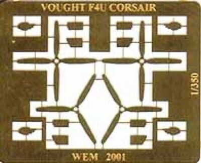 WEM (PE35058) 1:350 F4U Corsair Etched Parts