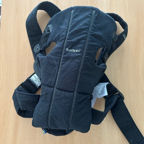 BabyBjorn Baby Carrier Mini, Black Cotton eBay
