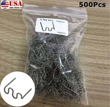 500Pcs 0.8mm Hot Staples Plastic Welding Wave Stapler For Car Bumper Repair Set 