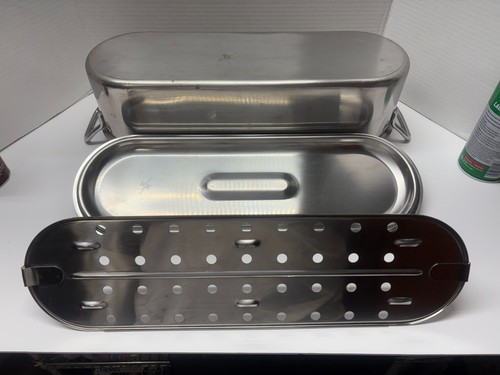 INOX Caldaia per Pasta Allungata in Acciaio Inox Italiano con Colino Pentola - Foto 10 di 10