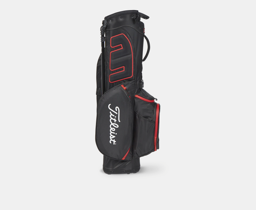 Titleist Players 4 StaDry Golf Stand Bag - Black/Black/Red - TB23SX2-006 - Picture 3 of 4