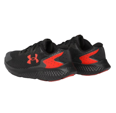 UNDER ARMOUR MENS TENNIS SHOE CHARGED ROGUE 3 REFLECT BLACK