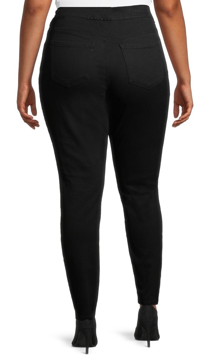 Amazon Max Jeans Jeggings Womens Plus Size Pull On Elastic Waist