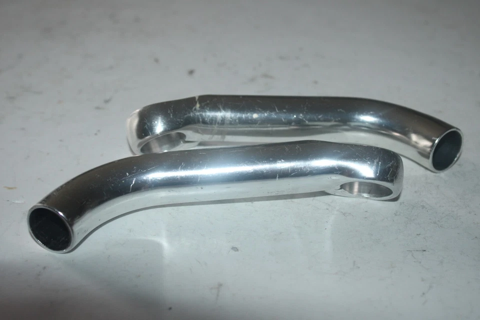 Zoom Bar End Clamps 22mm 6" Chrome Bullhorns MTB Trail Dirt Hybrid USA Shipping! - Image 3 of 4