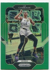 2022 Panini Prizm WNBA LIZ CAMBAGE #9 FAR OUT GREEN PRIZM SPARKS