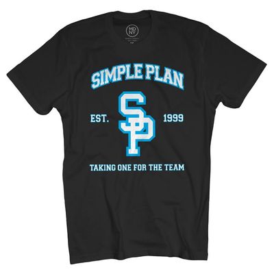SIMPLE PLAN Taking One For The Team T SHIRT S-M-L-XL New Official MerchDirect 