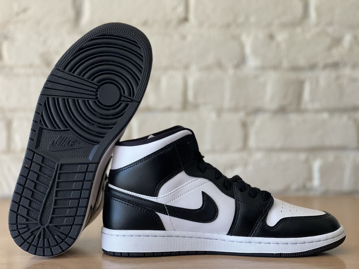 Nike Air Jordan 1 Mid Panda Black White DV0991-101 Women Size 11