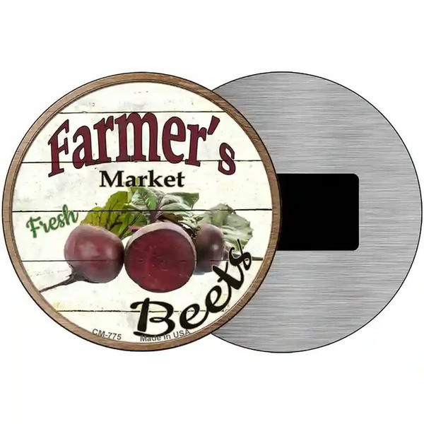 Farmers Market Remolacha 3.5" Placa Imán Nevera Refrigerador Cocina Hogar Pared