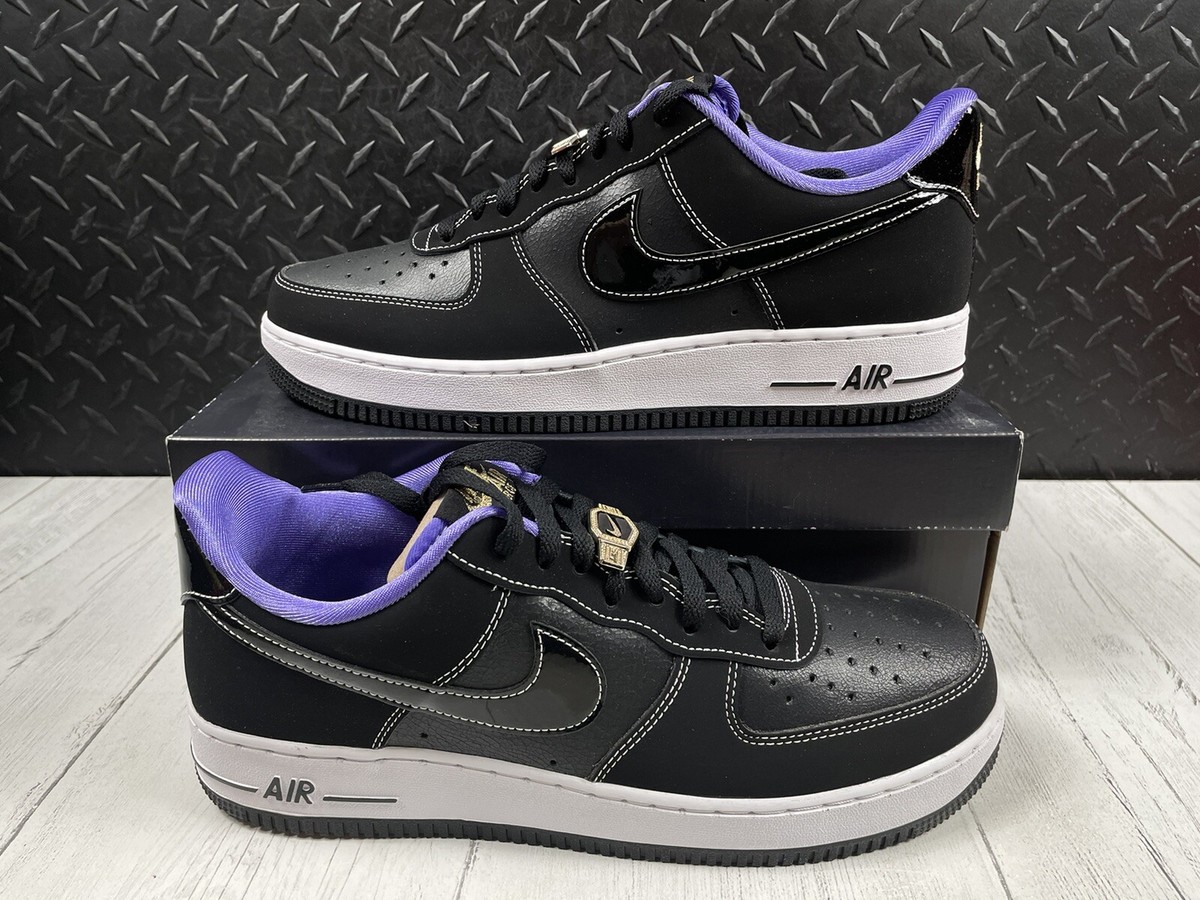 Nike Air Force 1 Low '07 LV8 EMB 'World Champ' Black/Purple