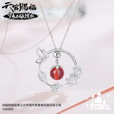 Tian Guan Ci Fu 天官赐福 Xie lian Hua Cheng S925 Silver Necklace Womens Jewelry