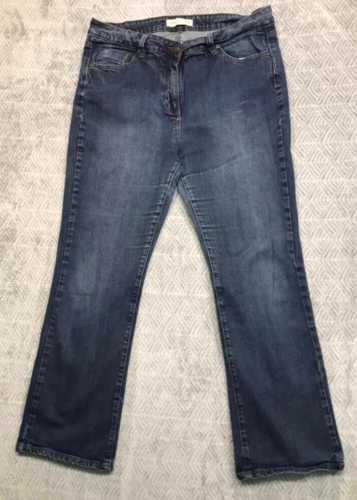 Papaya jeans Femme Taille FR 40 EU 44 UK 16 denim bleu Jean TBE 98 % coton - Foto 1 di 7