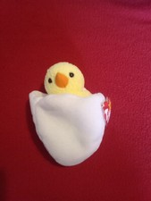 RARE Vintage Original Ty Beanie Baby EGGBERT 1998 With Tag Errors Collectable