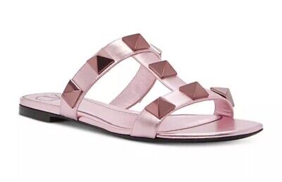 VALENTINO★Roman Stud パテントレザー サンダル ピンク 靴 s-l400.jpg