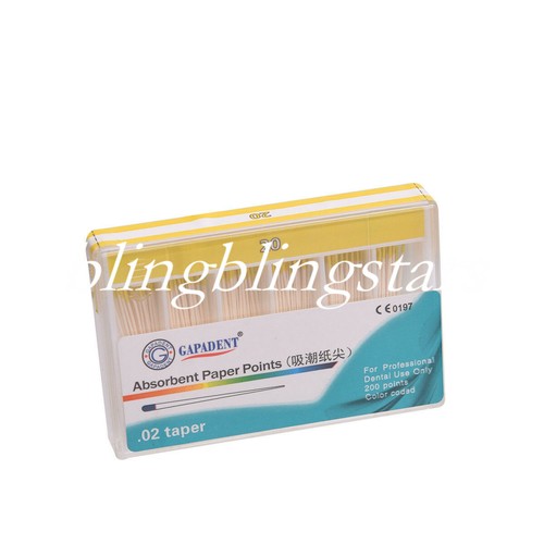 200 Pcs Dental Absorbent Paper Points Endodontic Gutta Percha Sterile #15-#40 - Picture 15 of 44