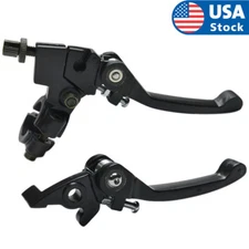 Folding Brake Clutch Levers For Dirt Pit Bike KLX110 XR/ CRF50 Apollo 110 125cc