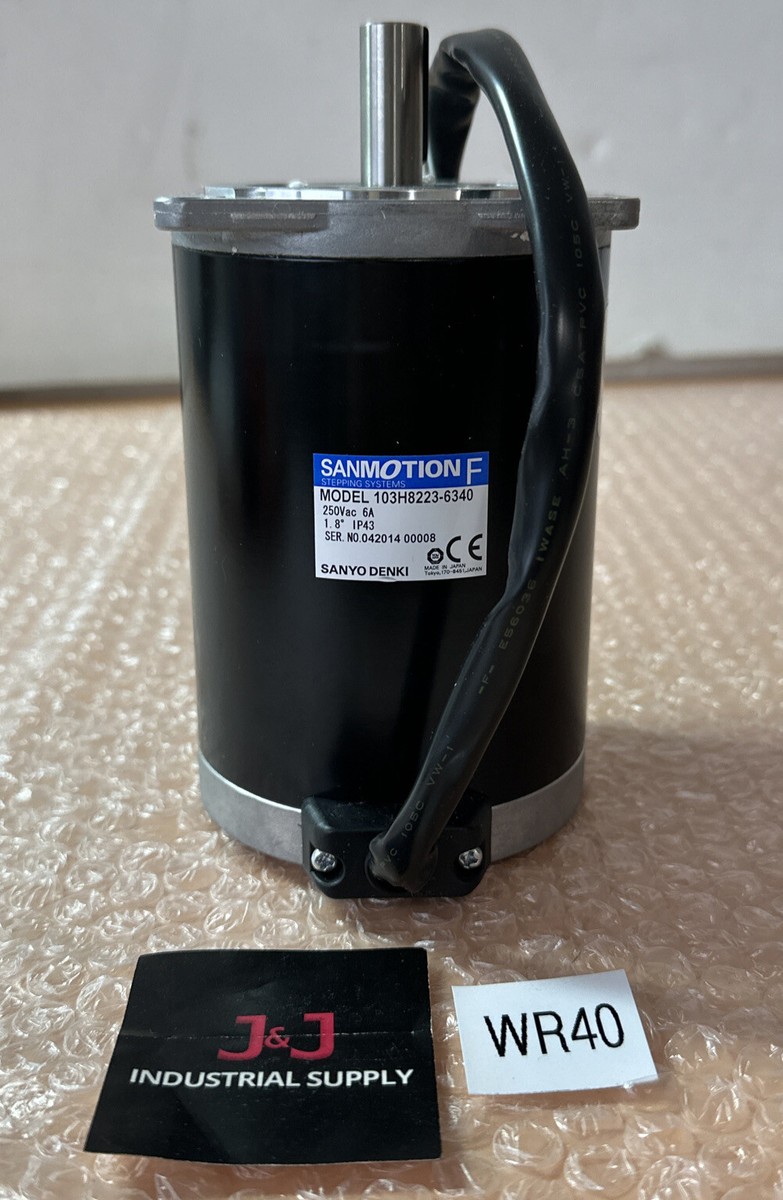 BRAND NEW- Sanyo Denki 103H8223-6340 Stepper Motor 250VAC 6A 1.8