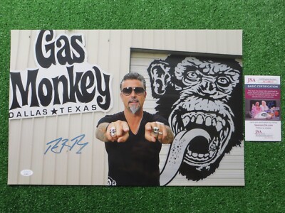 RICHARD RAWLINGS Gas Monkey Garage FAST N' LOUD SIGNED 12x18 PHOTO JSA COA 