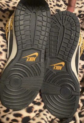 Size 8 - Nike Dunk High Cheetah Leopard Women Safari Animal 8 6y