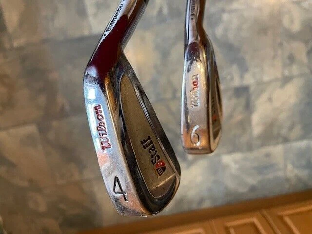 x2  WILSON STAFF Progressive Forged  6 and 4 - Iron Graphite Firestick  3.5 - Image 3 of 4