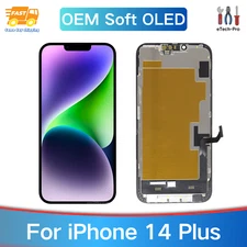 OEM Soft OLED Display For iPhone 14 Plus 6.7in Touch Screen Assembly Replacement