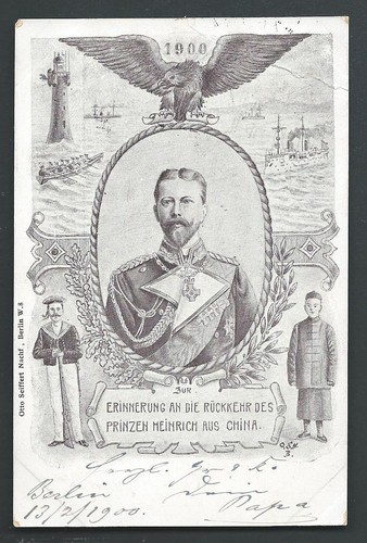 Prince Heinrich Preussen Return China Eagle stamp 1900 - Picture 2 of 3