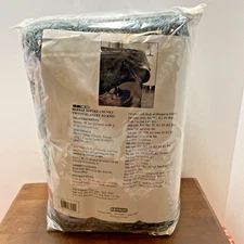 Bernat Softee Chunky Twists Blanket 48x56 Knit TEAL TWISTS 12 Balls #86742 2.8o