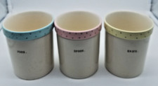 Rae Dunn Magenta Collection - Spoon/Fork/ Knife Utensils Holders - Set of 3