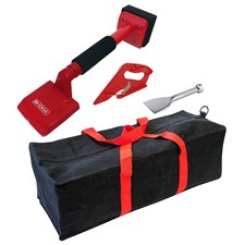 Voche® 4pc Carpet Knee Kicker Stretcher Cutter Bolster Tools Set + 18" Tool Bag