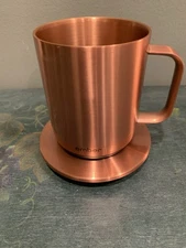 Ember Smart Mug Copper Edition   Temperature Control Heated Coffee Cup  