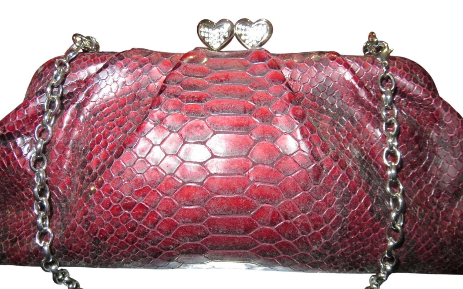 Brighton Limited Edition Red Python Embossed Leat… - image 2