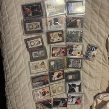 Baseball patch Jersey Cards 26 Card lot. Auto - #ed