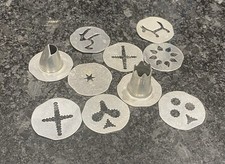 Vintage Mirro Cookie Press 8 Discs And 2 Tips...