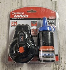 LUFKIN CLP100B 100FT CHALK BOX REEL AND BLUE CHALK KIT BRAND NEW 7411424
