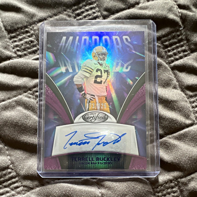 Panini 2025 Certified Terrell Buckley Packers MS-TBU Mirror Signatures /125 Auto