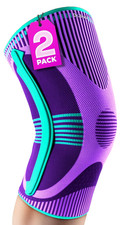 DR. BRACE ELITE Knee Brace with Size Stabilizer 2PK Compression Sleeve,Galaxis,S
