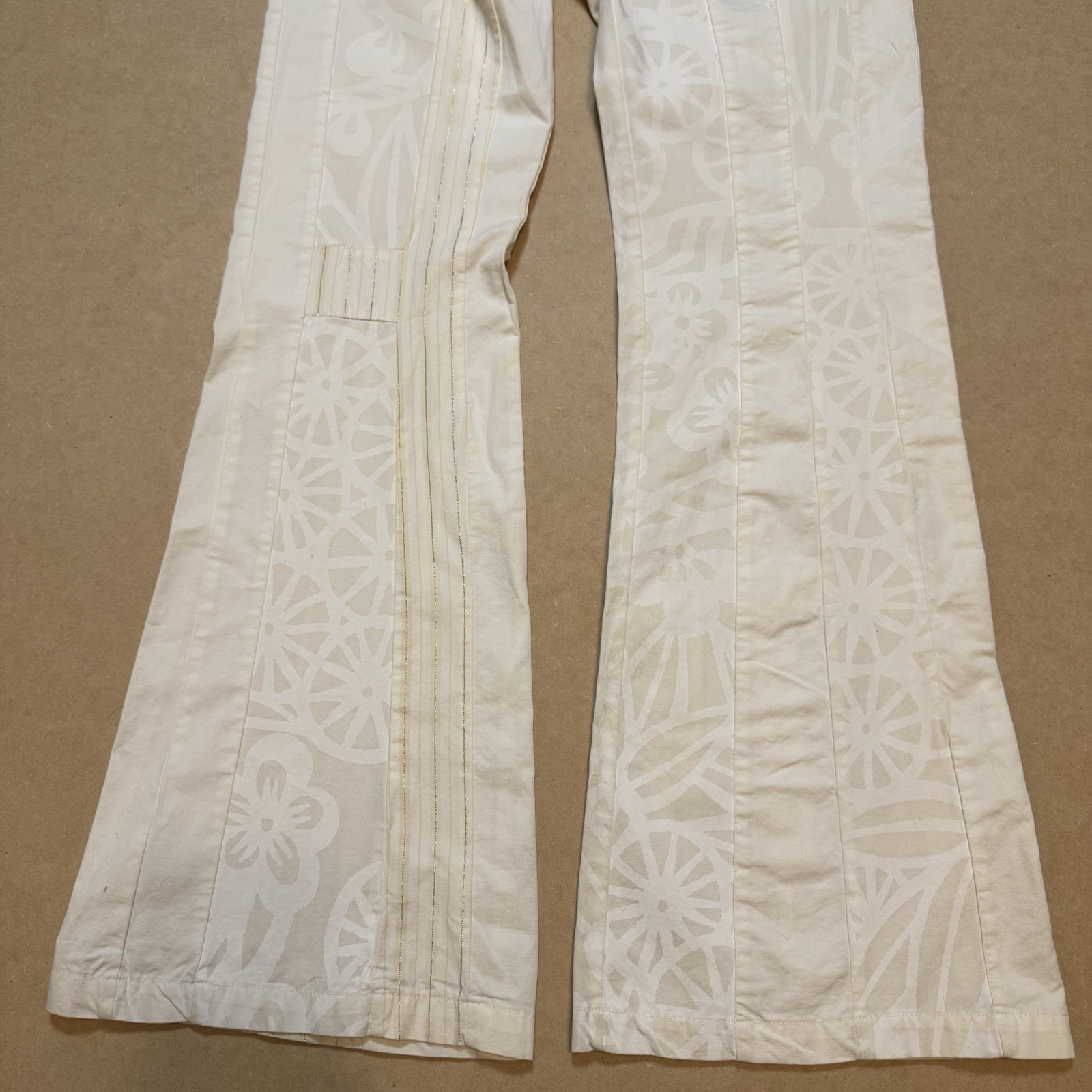 Custo Barcelona Y2K Patchwork Flared Trousers  Sp… - image 13