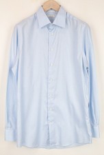 Suitsupply Traveller Men's Formal Shirt 41L/16L Blue Cotton Long Sleeve Very I