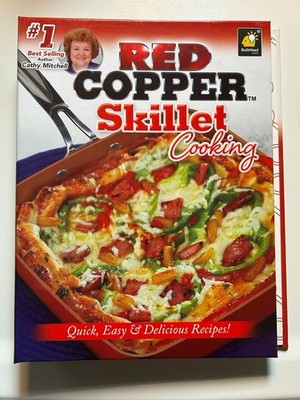 Red Copper Skillet Cooking gently used cookbook
