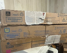 Lot of 3 - NEW Konica Minolta TN328K TN328M TN328Y .. NEW . OPEN BOX.