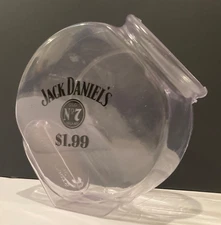 Jack Daniels Fishbowl countertop point of sale plastic display bin/container 7in