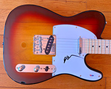WILLIE NELSON SIGNED AUTOGRAPHED TELECASTER GUITAR ON THE ROAD AGAIN CRAZY PSA C