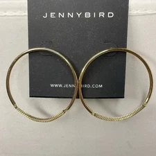 Jenny Bird Earrings Round Hoop Stud Earrings