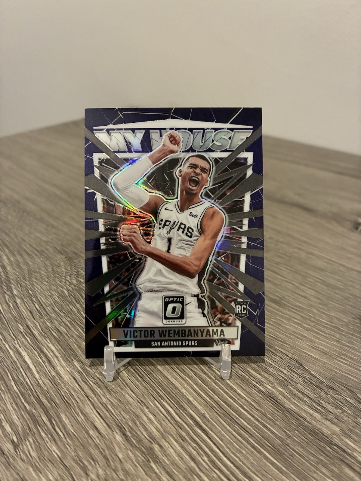 2023-24 Panini Donruss Optic - My House Victor Wembanyama #6 Purple Prizm (RC)