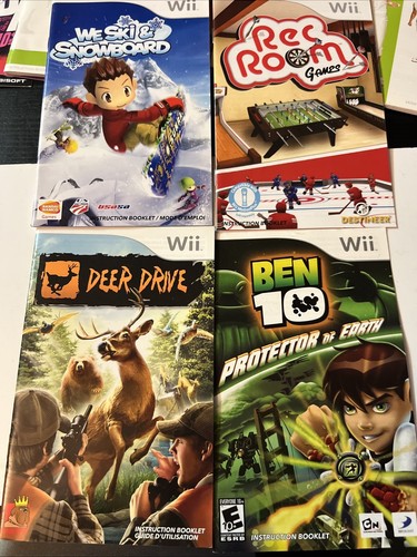 40 Wii/Wii U Video Game Manuals - Sonic - Mario - Disney - Just Dance + More - Picture 8 of 11