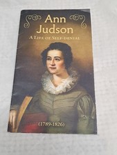 ann judson life of self denial, biography pamplet by this great woman 1789-1826