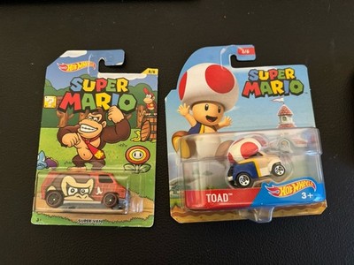Super Mario Kart x Hot Wheels Donkey Kong und Toad NEU OVP