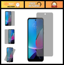 2 Pack Tempered Glass Privacy Screen Protector for Motorola Moto G Play 2023 - A