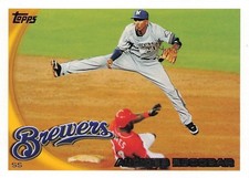 2010 Topps - Alcides Escobar #462, NM