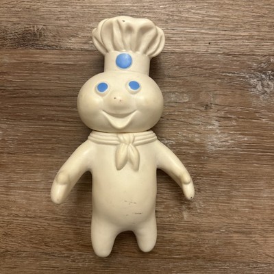 Vintage 1971 Pillsbury Doughboy Poppin' Fresh Rubber Figure 7''