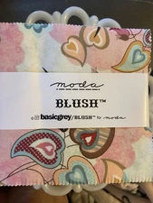 Blush By Basicgrey For Moda OOP Rare Charm Pack